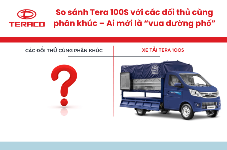 So sánh Tera 100S với các đối thủ cùng phân khúc – Ai mới là “vua đường phố”?