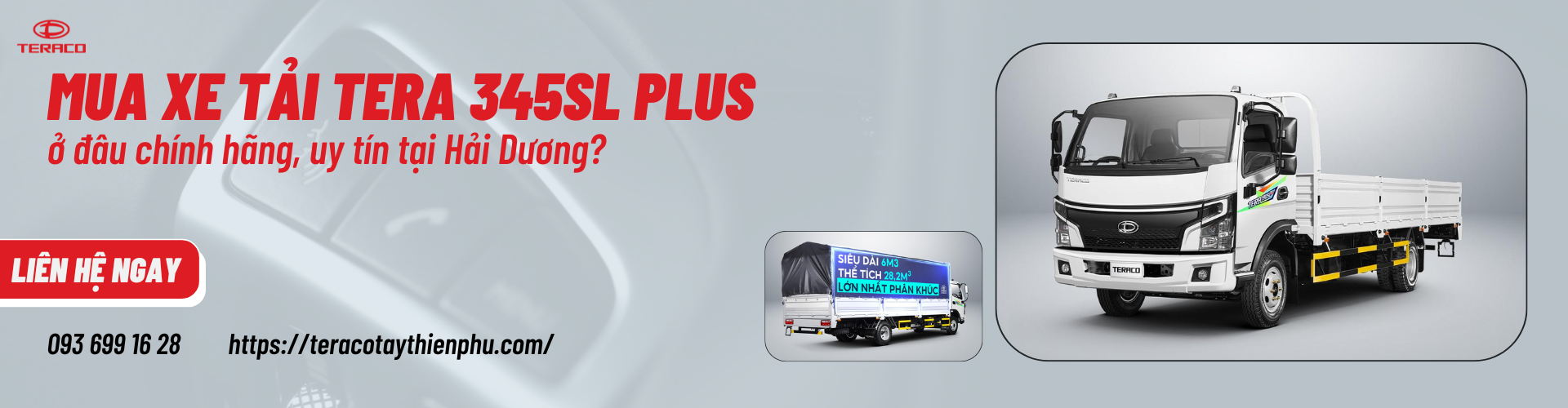Mua xe tải Tera 345SL Plus ở đâu chính hãng, uy tín tại Hải Dương?
