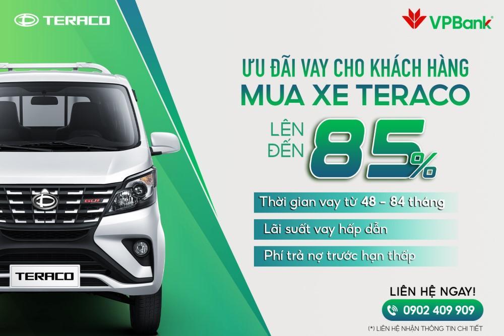 Mua xe Teraco không lo tài chính với chương trình vay đặc biệt từ VPbank