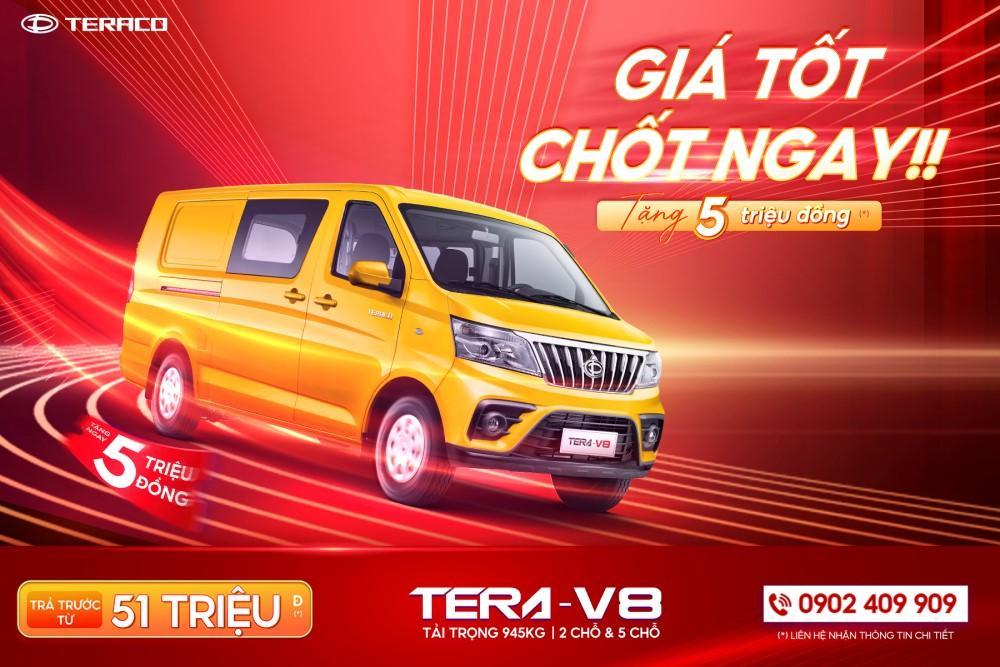Khách hàng mua xe Teraco tiếp tục nhận ưu đãi lớn tháng 12/2025