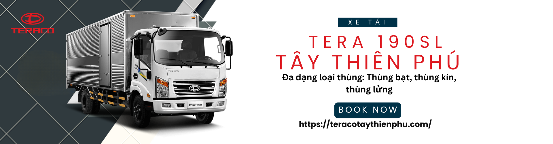 Đánh giá xe tải Tera 190SL – Động cơ mạnh mẽ, tải trọng vượt trội