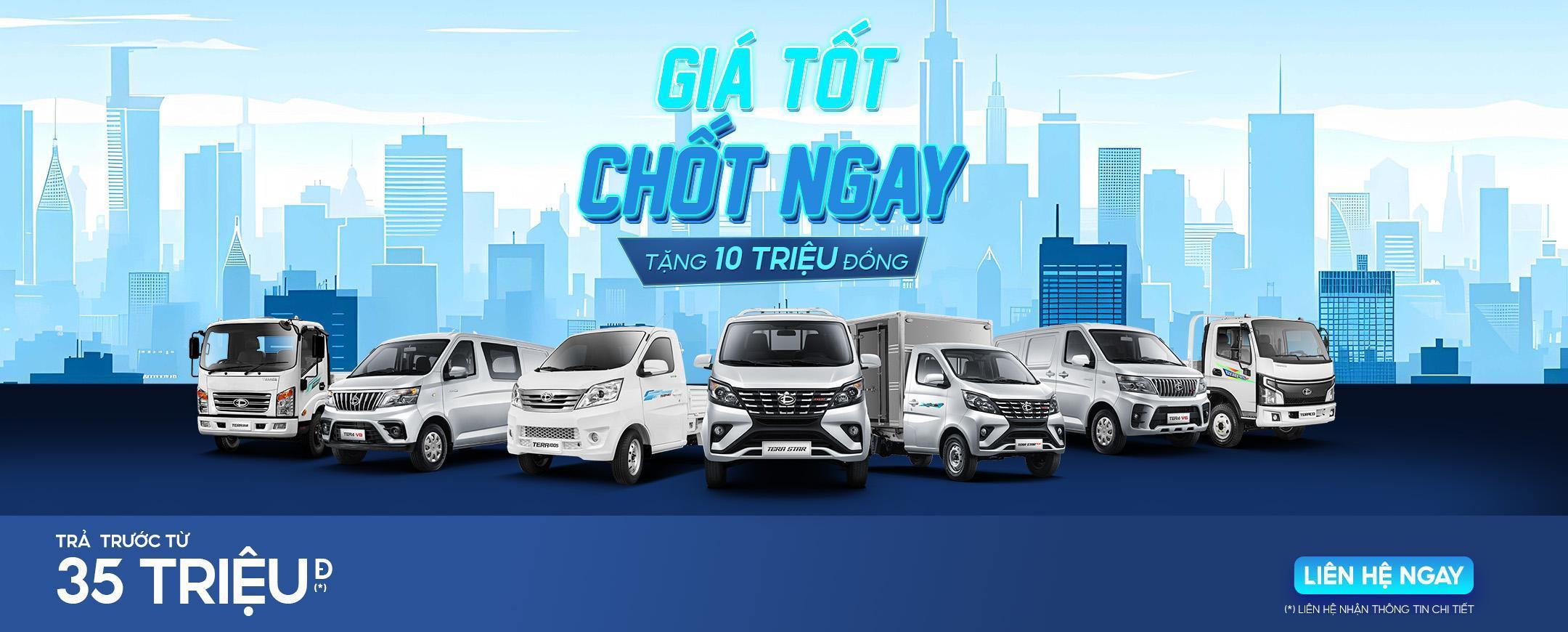 Mua Xe Tải Chính Hãng Tây Thiên Phú